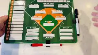A Simple Way To Keep Baseball Lineups Organized | LYINGFISH Magnetic Baseball Lineup Board