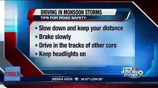 ADOT's tips to staying safe on the roads during monsoon