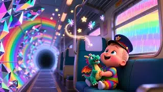 Magical Train Adventure 🚂✨🍼 | Kids Fantasy Song | Learn Safe Travel and Happy Routines