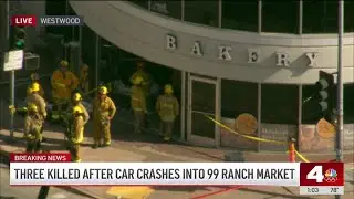 3 killed after car slams into Westwood grocery store