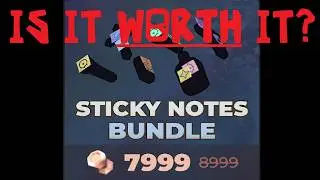 DOORS Sticky Note Item Skin Review!