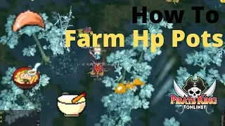 How to Farm Items for Hp Pots (Cooking)! Pirate King Online