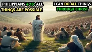 I CAN DO ALL THINGS THROUGH CHRIST | PHILIPPIANS 4:13 MOTIVATION #FAITH #JESUS