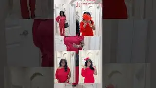 The Lady In Red Outfit #ootdshorts