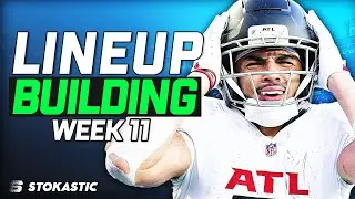 Week 11 NFL DFS: Single Lineup Sim Building | NFL DFS Strategy