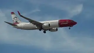 Norwegian Boeing 737-800 LN-NIQ Landing Malaga LEMG