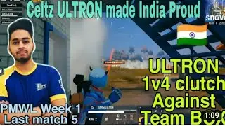 W1D5 match 5 | Celtz ULTRON 1V4 clutch against BOX | PMWL Superweekend last match |
