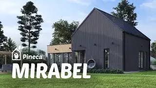 Dřevěný dům MIRABEL 69 m² 44mm + obklad + izolace | Pineca.cz