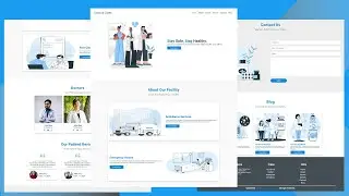Complete Responsive | Hospital Website | Design Tutorial | Using / HTML / CSS / JAVASCRIPT