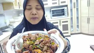 Tumis babat kambing cabe ijo 