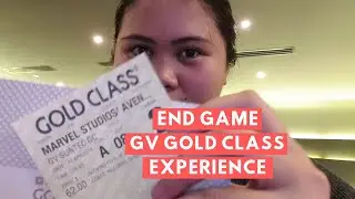Watching Avengers Endgame at Golden Village Gold Class Suntec City