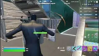 playing fortnite like a default