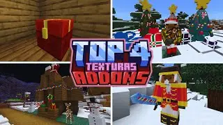 TOP 4 ADDONS PARA CELEBRAR LA NAVIDAD EN MINECRAFT 🎅🎄
