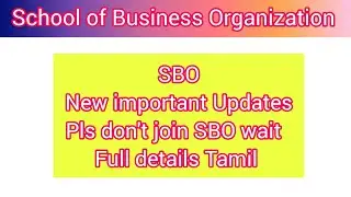 SBO today important updates, withdraw update #sboupdate