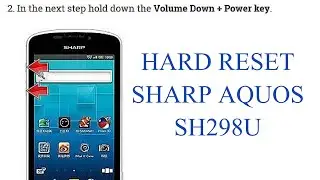 Hard Reset SHARP Aquos SH8298U