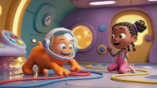 Among Us Orange Crewmate Dropped Wires in Electrical Room | Nursery Rhymes for Kids & Baby Songs