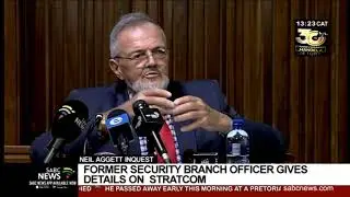 Neil Aggett Inquest | Former security branch officer gives details on  Stratcom