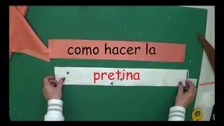 Como hacer la Pretina Alta Costura para NIÑOS clase # 73