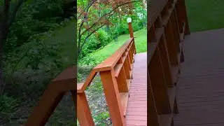 Deck Design #woodworking #wood #deck #design #homeimprovement #skills #handmade #landscape #rails