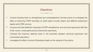 077 - Evaluation the effect of FRP anchor embedment depth on the flexural bond capacity of ...