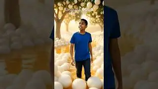 Dosto me rasgulla ke duniya me aa gya. #ai #animation #grok #veo #rasgulla