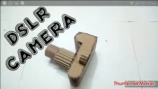 How to make cardboard dslr camera