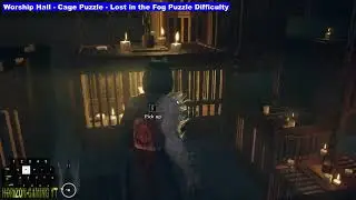 SHF How to Finish All Difficulty Solution for Cage Light Puzzle in Worship Hall - Silent Hill F
