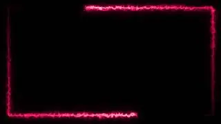 Glowing frame black screen | Neon light border | Frame template video background
