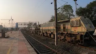 TWIN WDG4 LOCOMOTIVE | Oil Tanker Freight TRAIN MAAL GAADI | Indian Railways