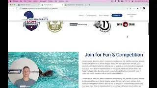Registration Setup in Commit Swimming