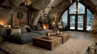 Warm  Fireplace 🔥 Soothing Instrumental  Music 🎄 Relaxing Holiday Ambience 2026