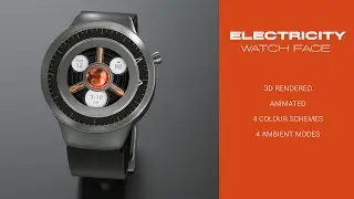 Electricity Luxury Watch Face for Android Wear Watches