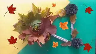 🍁 DIY Fall Decor with Real Leaves | Easy & Aesthetic Autumn Craft Idea for Home