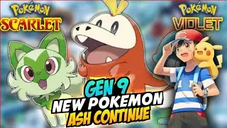 Ash Continue His Journey In Pokemon Gen 9 ? | Pokemon Generation 9 New starter leaks | Hindi |