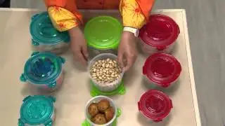 Lock & Lock 3 piece Nesting Canister Storage Set with Jill Bauer