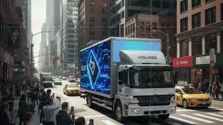 LED Van with Full Screen Setup