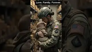 A Soldier&rsquo;s Love: Mother in Uniform Holding Her Baby | Heartwarming Military Moment #shorts