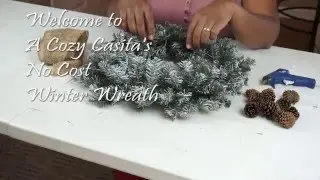 Easy DIY/No Cost Winter Wreath