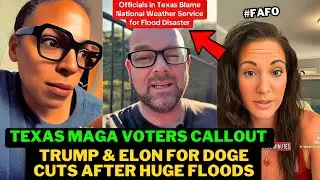 Texas MAGA voters FURIOUS with their state officials after devastating floods #usa