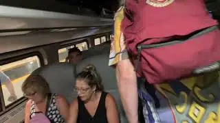Boarding & Leaving Amtrak Coach Class GE Genesis P32AC-DM & Amfleet I From Penn Station to Yonkers 