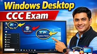 Windows Desktop Explained in Hindi | NIELIT CCC Computer Education