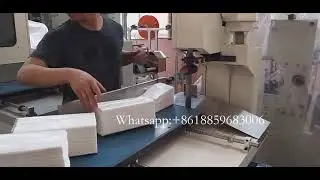 N fold hand towel V fold three fold half fold  interfolded paper towel cutting and sealing machine