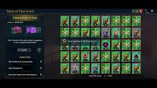 Raid Shadow Legends. Deck of fate. Apologies for previous video misleading.