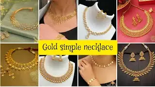 Gold Round Necklace Designs | Trendy Gold Jewellery Designs