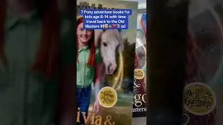 7 Pony adventure books for kids age 8-14 with time travel back to the Old Masters 👀🤯🐴❤️📚 ad