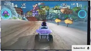 Beach buggy racing gameon tv #beachbuggyracing#gaming#tvgaming