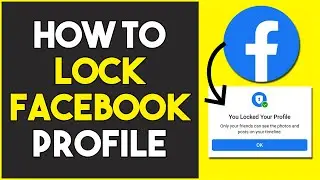 How to Lock Facebook Profile On iPhone 2021 | Lock FB Profile
