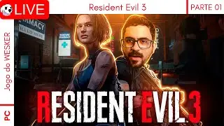 SEM DICAS / SPOILERS - Maratona - Resident Evil 3 REMAKE - PRIMEIRA VEZ neste jogo - !pix !discord