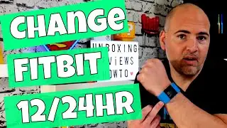 How To Change the 24hr Time Clock On Fitbit Trackers