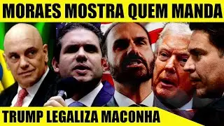 TRUMP LEGALIZA MACONHA E BOLSONARISTAS PIRAM! NA CASSA&Ccedil;&Atilde;O MOTTA TENTOU SALVAR EDUARDO BANANINHA!